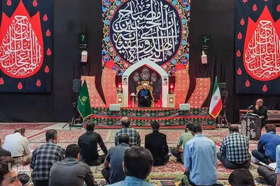 مراسم گرامی‌داشت شهدای حرم مطهر حضرت احمدبن موسی(ع)