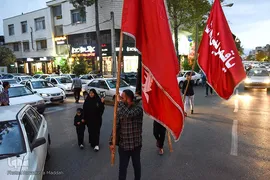 حسینیه ایران؛ بیرق‌کشی بچه هیئتی‌های شیراز