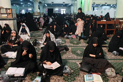 مراسم عزاداری شهادت حضرت زهرا(س) در حرم عبدالعظیم حسنی(ع)