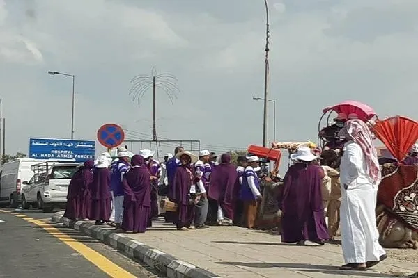 حضور حجاج برخی کشورها در مکه پس از مناسک حج