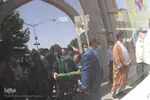 استقبال از خادمان حرم امام رضا(ع) در اهر