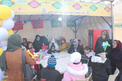 جشن «مهمونی کیلومتری عید نیمه شعبان» در ملایر‎