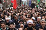 مراسم تجمع مردم اهر در سوگ رهبر شهید انقلاب