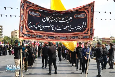 قافله عزاداری رحلت پیامبر اکرم(ص) در اصفهان