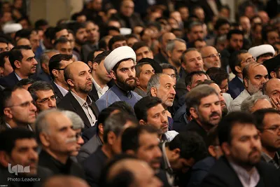 دیدار جمعی از استادان، نخبگان و پژوهشگران دانشگاه‌ها با رهبر انقلاب