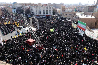 راهپیمایی 22 بهمن تبریز
