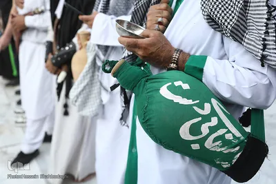 مراسم فدائیان سقا در امامزاده شاه سید علی(ع) قم
