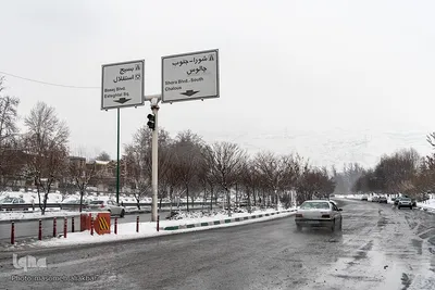 کرج سپید پوش شد‎