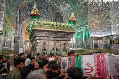 تشییع پیکر بسیجی شهید سید محمد امین مودت