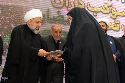 آیین تکریم از موکب‌داران جنگ رمضان در اصفهان
