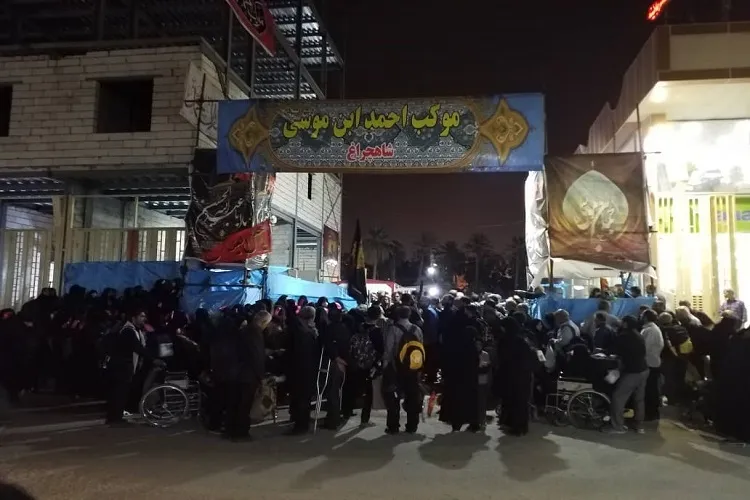 خدمت‌رسانی موکب احمدبن موسی(ع) به زائران اربعین از استان‌های کشور
