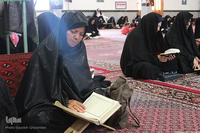 محفل جزخوانی بانوان در مسجد امام صادق (ع) بیرجند