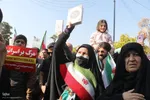 راهپیمایی شیرازی ها بر علیه اغتشاشگران