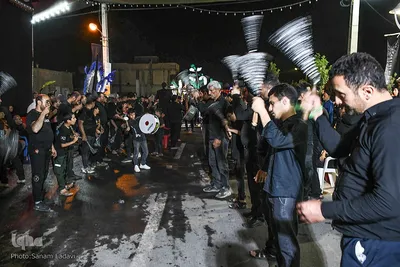 دلدادگی عزاداران حسینی در خمینی‌شهر اصفهان‎