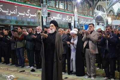 اقامه نماز عید فطر در مصلای اصفهان