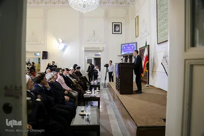 سیدعباس صالحی، وزیر فرهنگ و ارشاد اسلامی در مراسم بزرگداشت آیت‌الله جوادی‌آملی