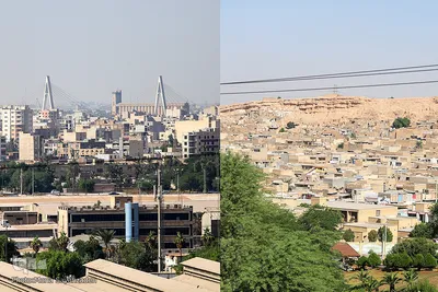بالای مدرن و پایین فرسوده شهر اهواز