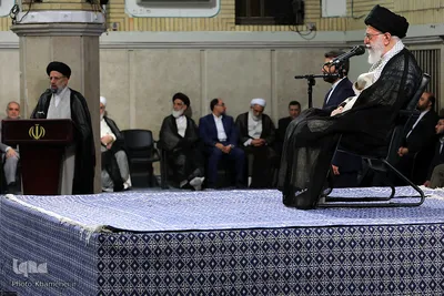 دیدار رئیس و مسئولان قوه قضائیه با رهبرانقلاب