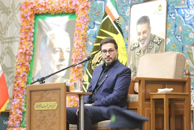 حامد شاکرنژاد در اربعین تدفین سرلشکر شهید سیدعبدالرحیم موسوی