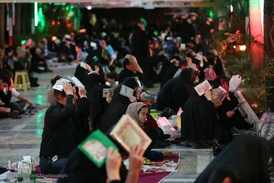 شب 23 ماه مبارک رمضان در گلزار شهدای قم