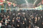 سوگواری بانوان اصفهانی به یاد شهیدان خدمت