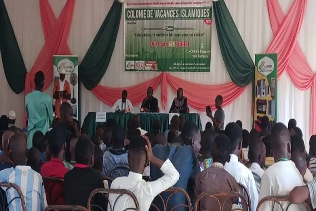 Lancement d'une colonie de vacances islamiques au Burkina Faso