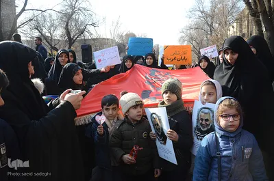 راهپیمایی مردم تبریز در پی شهادت سردار سپهبد شهید قاسم سلیمانی