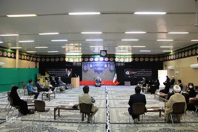 دیدار جمعی از خبرنگاران با آیت الله ناصری نماینده ولی فقیه و امام‌ جمعه یزد