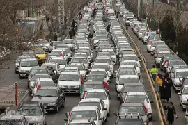 راهپیمایی ماشینی ۲۲بهمن