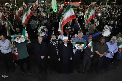 تجمع مردمی حمایت از بشارت فتح در تبریز