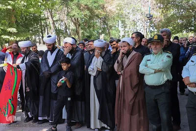 مراسم پیاده روی جاماندگان اربعین حسینی در اهر