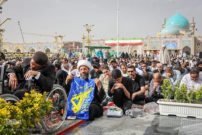 مراسم دعای عرفه در حرم مطهر رضوی
مراسم پر فیض