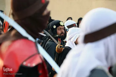 مراسم تعزیه خوانی در جوار امام زادگان باقریه بیرجند
