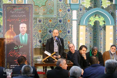 مراسم ختم مرحوم سید قاسم موسوی قهار