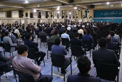 دیدار نخبگان و استعدادهای برتر تحصیلی با رهبری