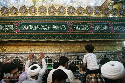 شب میلاد امام هادی(ع) در حرم بانوی کرامت