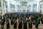 گلباران حرم های مطهر حضرت شاهچراغ (ع) و حضرت «ام احمد (س)»