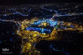 حرم مطهر و نورانی امام موسی کاظم (ع) در شهر کاظمین عراق