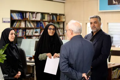 بازدید دکتر رضا پورحسین از خبرگزاری ایکنا