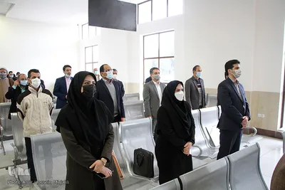 آيين استقبال نمادين از ورود تاريخي امام(ره) در فرودگاه شهيد صدوقي يزد‎‎