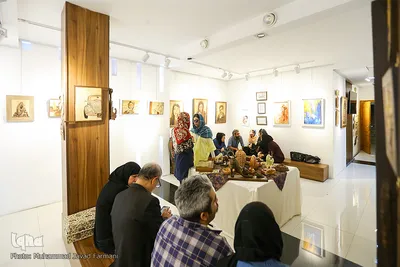 افتتاح نمایشگاه آثار هنری قربانیان اسید پاشی