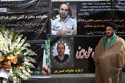همدردی مردم با خانواده فرمانده شهید آتش نشان «علی امینی»