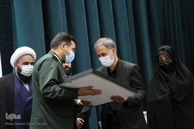 مراسم بزرگداشت شهید امیر حسین قربانی از شهدای یزدی سانحه سقوط هواپیمای اوکراینی‎‎