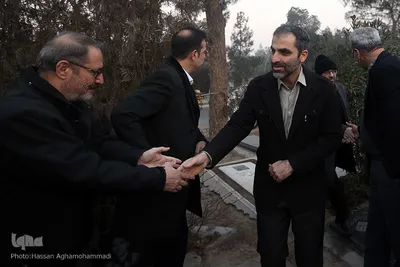 ادای احترام جهادگران به مقام دکتر کاظمی آشتیانی