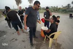 پیاده روی اربعین حسینی در منطقه طریق العلما و زرگه نجف به کربلا
