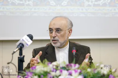 بازدید علی‌اکبر صالحی، معاون رئیس‌جمهور و رئیس سازمان انرژی اتمی کشور از ایکنا