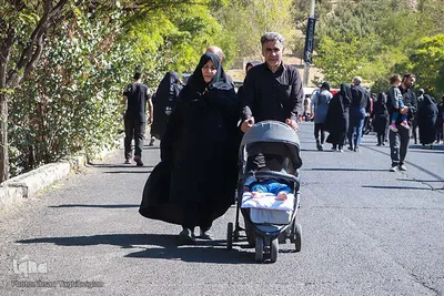 آیین پیاده‌روی جاماندگان اربعین حسینی در زنجان