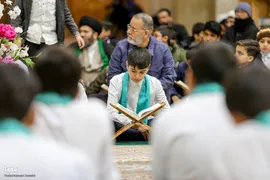 برپایی کرسی تلاوت فاطمی در حرم مطهر بانوی کرامت