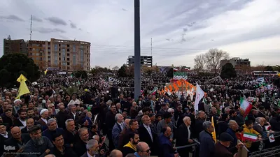 
مراسم راهپیمایی ۲۲ بهمن در کاشان
