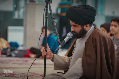 اعتکاف دانش آموزی در یزد